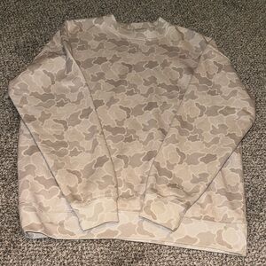 Camouflage Sweater - Beige and Tan